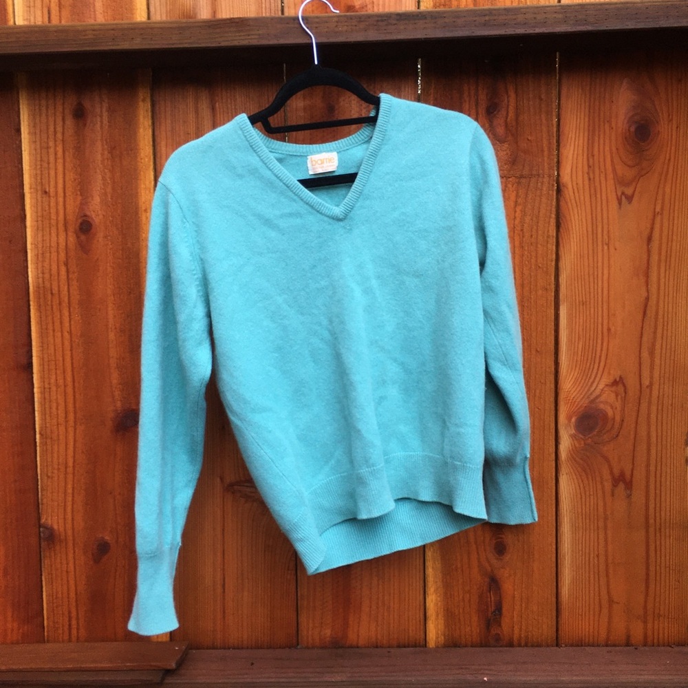 Cashmere sweater blue size small